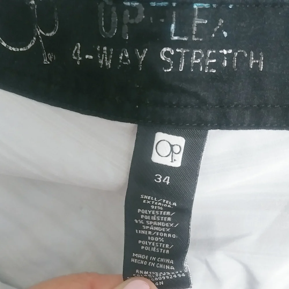OP 34 Mens Striped Board Surf Shorts OpFlex 4-Way Stretch